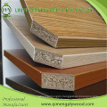 3-18mm Block Board Core or Poplar or Hardwood Core Colored Melamine Plywood for Furniture From Linyi Qimeng Factory